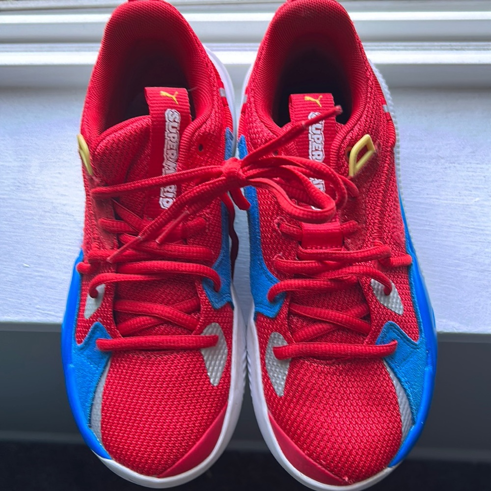 Super Mario Puma kids size 3 never worn without tags no box